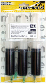 ����������� �������� ��� HP 26a/29a/14a/45a/40a/15a  BLACK (HIM 800A) 3x20 ��.