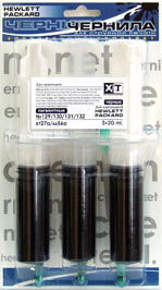 ����������� �������� ��� HP 27/56/129/130/131/21 BLACK (HIM 900A) 3x20 ��.