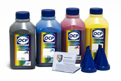 Комплект чернил OCP (BKP 115, C 142, M/Y 140) для принтеров EPSON, 500г х 4