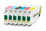 ����-��������� BURSTEN NANO 1 ��� EPSON* T50, T59, TX650, TX659, R270, TX700W, TX710W, TX800FW, 1410 (T08214- T08264) x 6 ��.